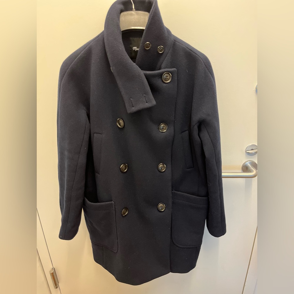 Madewell size 0 City Grid Peacoat